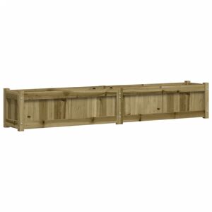vidaXL Jardini&egrave;re 180x31x31 cm bois de pin impr&eacute;gn&eacute;