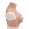 vidaXL Plastron en silicone naturel coupe C