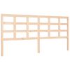 vidaXL Cadre de lit sans matelas 200x200 cm bois massif