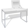 vidaXL Table de toilette blanche
