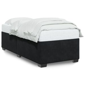 vidaXL Cadre de lit sans matelas noir 90x200 cm velours