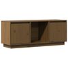 vidaXL Meuble TV Marron miel 110,5x35x44 cm Bois de pin massif
