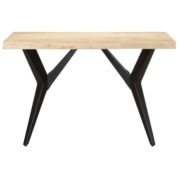 vidaXL Table à manger 120x60x76 cm Bois de manguier massif