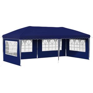 vidaXL Tente de f&ecirc;te pop-up 575 x 289 x 245 cm Bleu