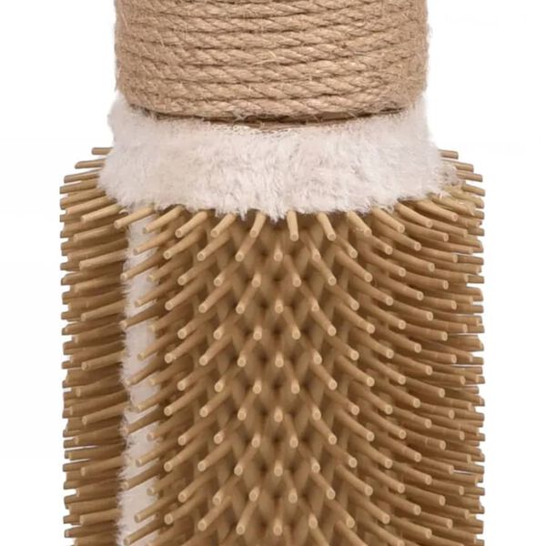 FLAMINGO Arbre &agrave; chat Ayla 29x29x53,5 cm Cr&egrave;me