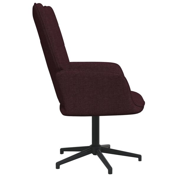 vidaXL Chaise de relaxation Violet Tissu