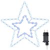 vidaXL &Eacute;toile de No&euml;l avec 72 LED Blanc Froid 51,5 x 50 x 0,65 cm Fer
