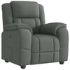 vidaXL Fauteuil inclinable Gris fonc&eacute; Tissu