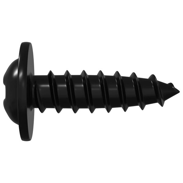 vidaXL Clou auto-perceur 16364 pcs Noir 3,5 x 12 mm Fer