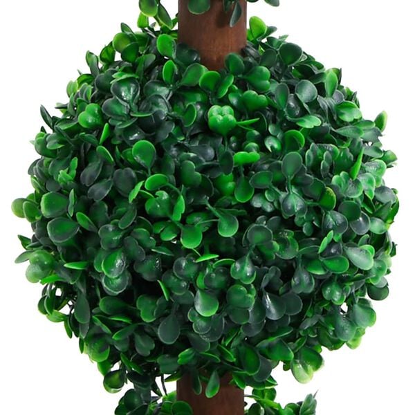 vidaXL Plante de buis artificiel avec pot Forme de boule Vert 90 cm