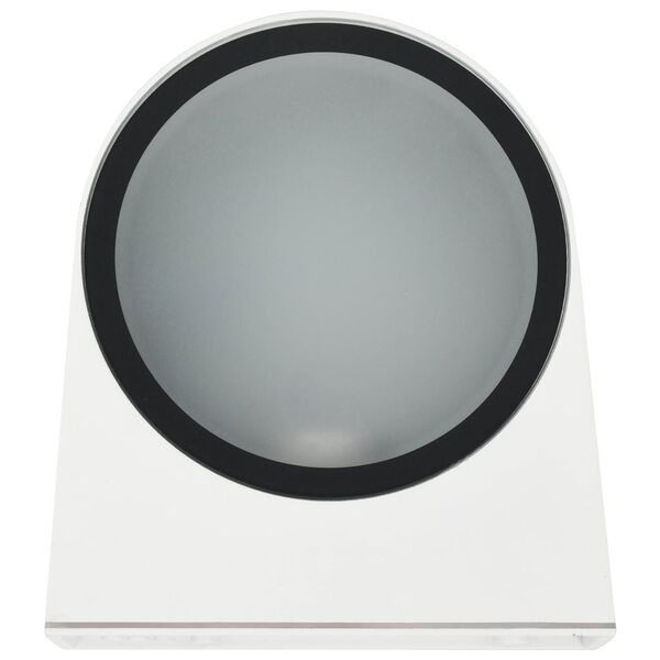 vidaXL 2 pcs Appliques murales d'ext&eacute;rieur 1 W Blanc Rond