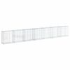 vidaXL Panier gabion avec couvercle 700x50x100 cm fer galvanis&eacute;