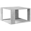 vidaXL Table basse gris b&eacute;ton 51,5x51,5x30 cm bois d'ing&eacute;nierie