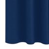 vidaXL Rideaux occultants avec anneaux 2 pcs Bleu fonc&eacute; 140 x 140 cm