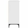 vidaXL Buffet Blanc brillant 69,5 x 33 x 82 cm Bois d'ing&eacute;nierie