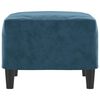 vidaXL Repose-pied Bleu 60x50x41 cm Velours