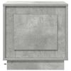 vidaXL Cabinet de chevet Gris b&eacute;ton 44 x 34,5 x 45 cm