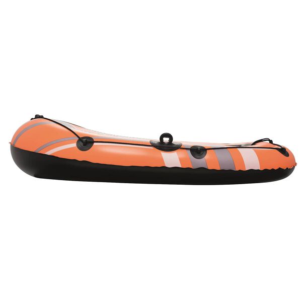 Bestway Bateau &agrave; ramer avec stockage Orange 155 x 93 cm Vinyle