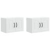 vidaXL Panneau de lave-vaisselle Kalmar 2 pcs Blanc 60 x 31 x 40 cm