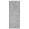 vidaXL Armoires murales 2 pcs gris b&eacute;ton 69,5x34x90 cm