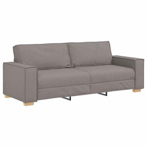vidaXL Canap&eacute; 3 places Taupe 180 cm Tissu