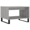 vidaXL Table basse sonoma gris 60x50x40 cm bois d'ing&eacute;nierie