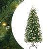 vidaXL Sapin de No&euml;l artificiel Vert 120 cm PE et PVC
