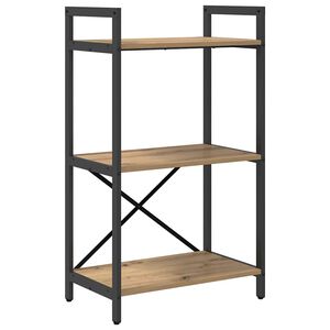 vidaXL &Eacute;tag&egrave;re 3 niveaux 56 x 34 x 96 cm Bois d'ing&eacute;nierie