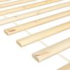 vidaXL Lattes de lit 90x200 cm bois de pin massif