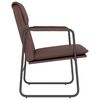 vidaXL Chaise longue Marron 55x64x80 cm Similicuir