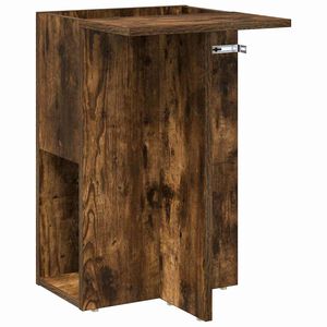 vidaXL Table d'appoint Ch&ecirc;ne fum&eacute; 35 x 40 x 55 cm Bois d'ing&eacute;nierie