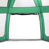 vidaXL Tente piscine toit amovible parois maille vert d'eau 690x690 cm