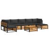 vidaXL Salon de jardin avec coussins 8 pcs bois massif d'acacia