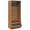 vidaXL Garde-robe ch&ecirc;ne artisanal 80x50x200 cm bois d'ing&eacute;nierie