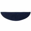 vidaXL Tapis d'escalier autocollants 5 pièces 56 x 17 x 3 cm Bleu marine Demi-rond