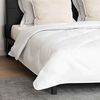 vidaXL Couette avec oreiller 3 pcs Blanc Microfibre