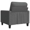 vidaXL Fauteuil Gris fonc&eacute; 60 cm Tissu