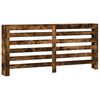 vidaXL Cache-radiateur ch&ecirc;ne fum&eacute; 175x20x82 cm bois d'ing&eacute;nierie