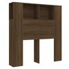 vidaXL Armoire de t&ecirc;te de lit Ch&ecirc;ne marron 100x18,5x102,5 cm