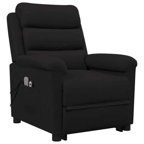vidaXL Fauteuil de massage Noir Velours