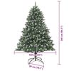 vidaXL Sapin de No&euml;l artificiel Vert 240 cm PVC, plastique et acier