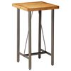 vidaXL Table de bar Teck recyclé massif 60x60x107 cm