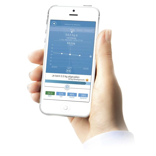 Medisana Pèse-personne impédancemètre BS 445 180 kg blanc