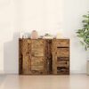 vidaXL Buffet 2 pcs Bois ancien 60 x 31 x 84 cm Bois d'ing&eacute;nierie