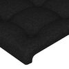 vidaXL Sommier &agrave; lattes de lit avec matelas Noir 160x200 cm Tissu
