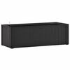 vidaXL Lit sur&eacute;lev&eacute; de jardin syst&egrave;me arrosage Anthracite 100x43x33 cm
