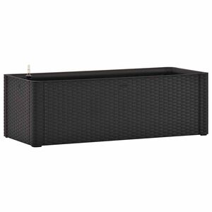 vidaXL Lit sur&eacute;lev&eacute; de jardin syst&egrave;me arrosage Anthracite 100x43x33 cm