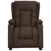vidaXL Fauteuil inclinable Marron Similicuir