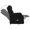vidaXL Fauteuil de massage Noir Tissu