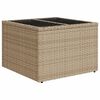 vidaXL Salon de jardin avec coussins 7 pcs beige r&eacute;sine tress&eacute;e